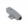 BLUM Tip-On adapter prosty szary v50 955.1201