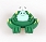 Gałka meblowa GD06-Z żaba zielona